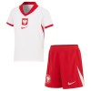 Officiële Voetbalshirt + Korte Broek Polen Thuis EK 2024 - Kids